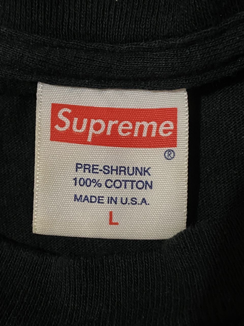 Supreme × Vintage Supreme Fight Back Black tshirt Size US L / EU 52-54 / 3 - 3 Thumbnail
