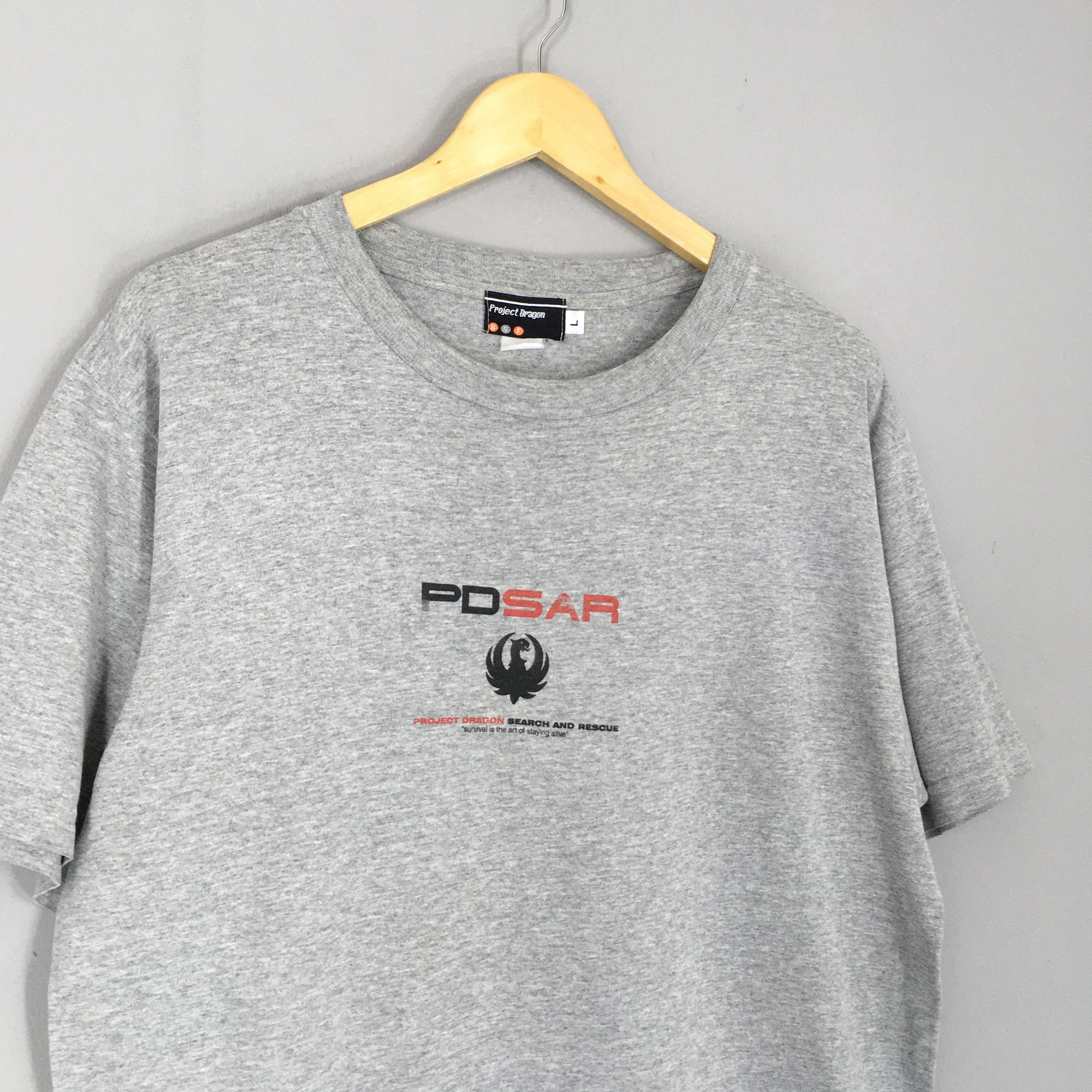 Futura × Japanese Brand Vintage Project Dragon SAR Gray T Shirt Large Size US L / EU 52-54 / 3 - 4 Thumbnail