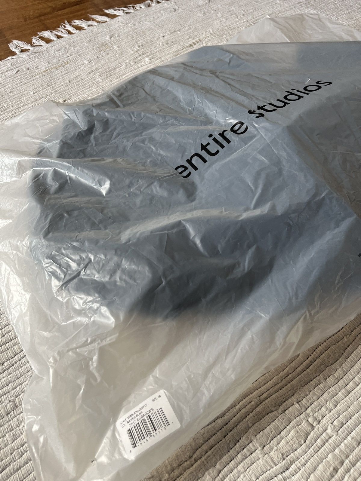 Entire Studios STANDARD DUFFLE WASHED BLACK Size ONE SIZE - 10 Thumbnail