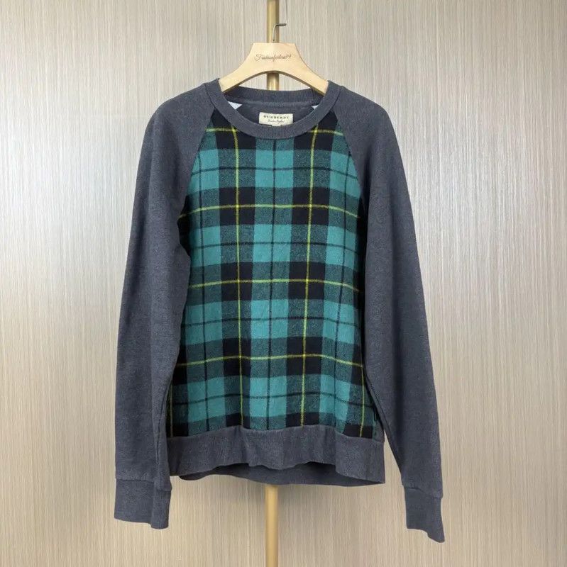 Burberry Burberry M Colorblock Cotton Sweatshirt Size M / US 6-8 / IT 42-44 - 1 Thumbnail