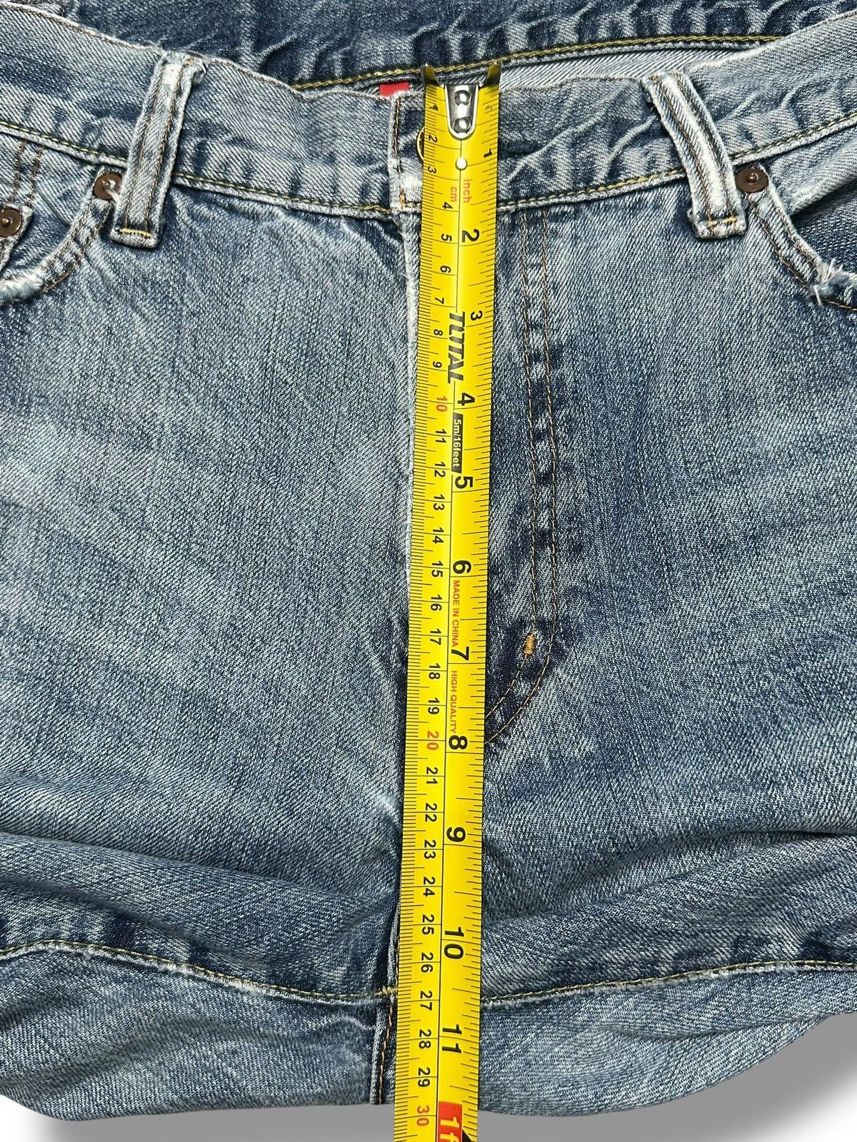 Uniqlo Vintage Uniqlo UJ Straight Leg Distressed Jeans with Faded Size US 36 / EU 52 - 17 Thumbnail