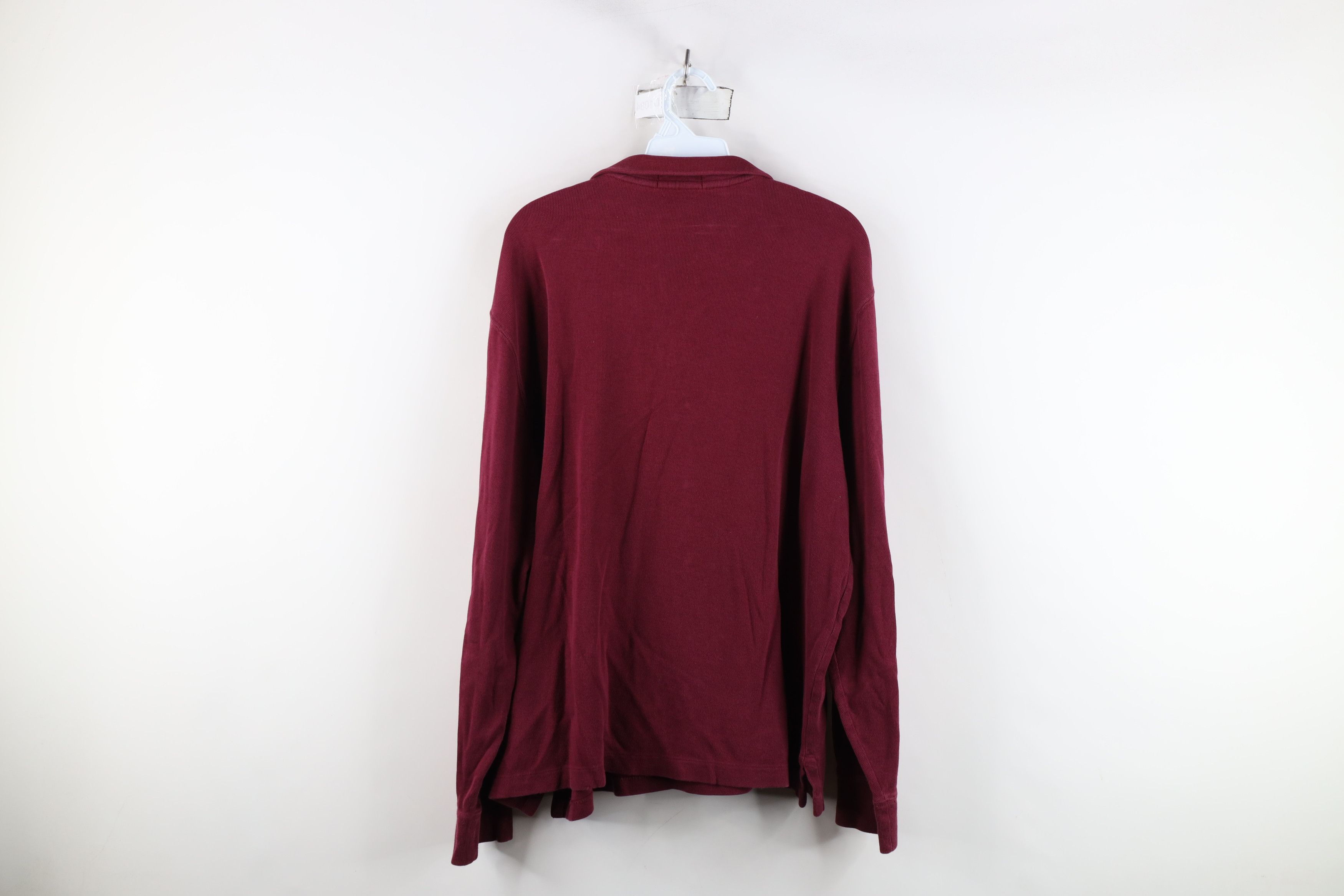 Ralph Lauren × Vintage Vintage Ralph Lauren Estate Rib Ribbed Knit Half Zip Sweater Size US L / EU 52-54 / 3 - 13 Thumbnail