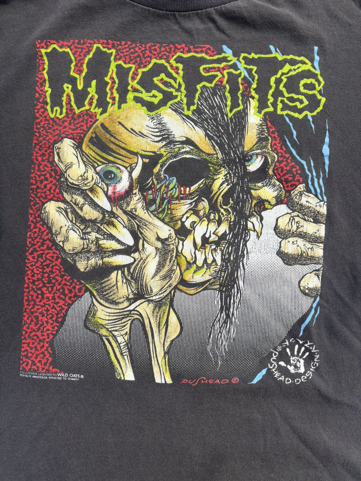 Band Tees Vintage 90s Misfits T Shirt Size US L / EU 52-54 / 3 - 2 Thumbnail