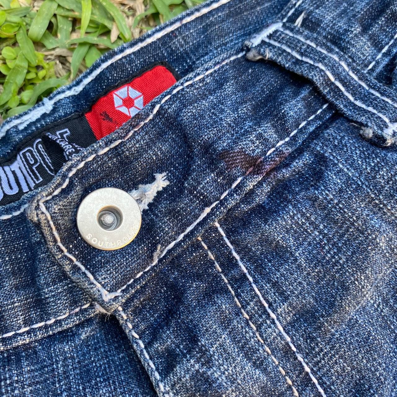 If Six Was Nine × Le Grande Bleu (L.G.B.) × Southpole Vintage Southpole Loose Fit Denim Jeans Size US 30 / EU 46 - 8 Thumbnail