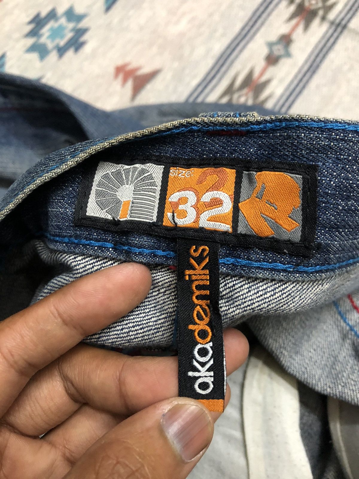 Akademiks WASHED BLUE AKADEMIKS JEANS Size US 32 / EU 48 - 4 Thumbnail