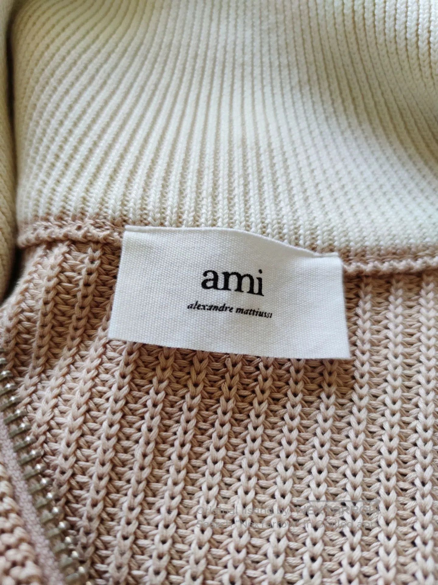 AMI AMI Alexandre Mattiussi Knitted Fisherman Sweater. Size US M / EU 48-50 / 2 - 7 Thumbnail