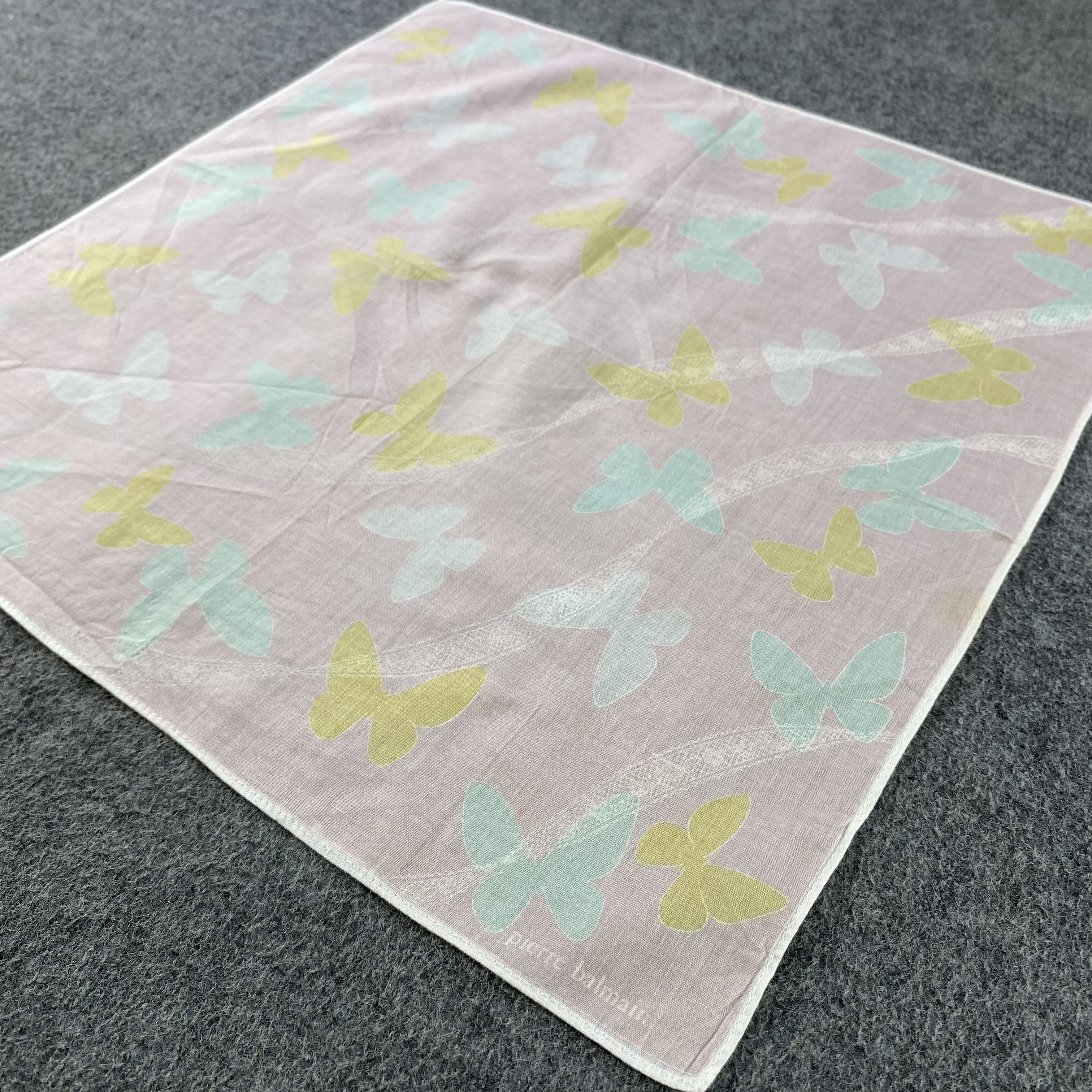 Pierre Balmain × Vintage Pierre Balmain Handkerchief/Neckerchief/Bandana HC890 Size ONE SIZE - 2 Thumbnail