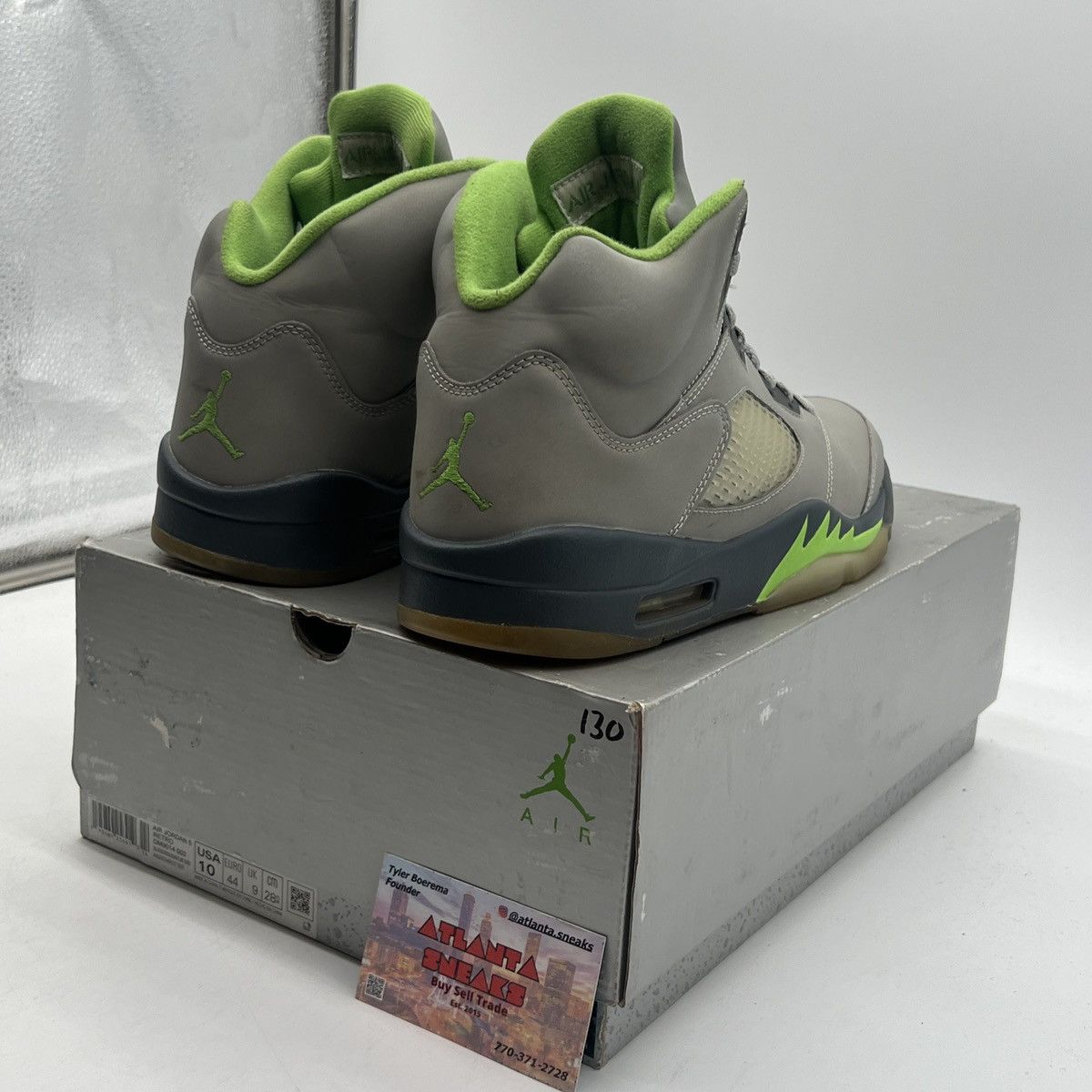 Jordan Brand Air Jordan 5 green bean Size US 10 / EU 43 - 5 Thumbnail