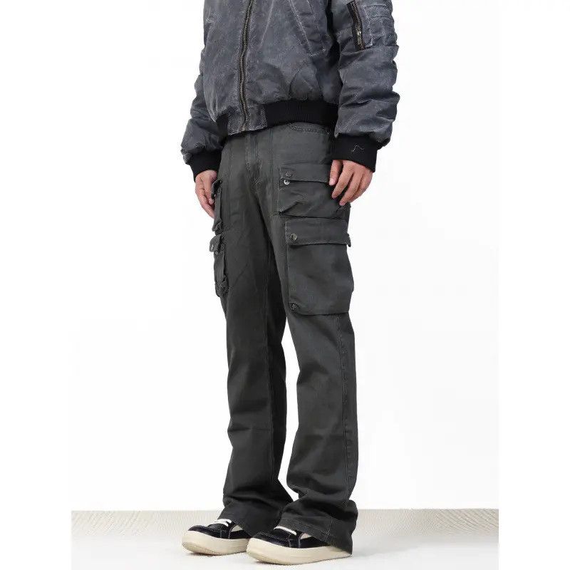 Japanese Brand × Jean Retro loose high street micro flared jeans Size US 32 / EU 48 - 3 Thumbnail