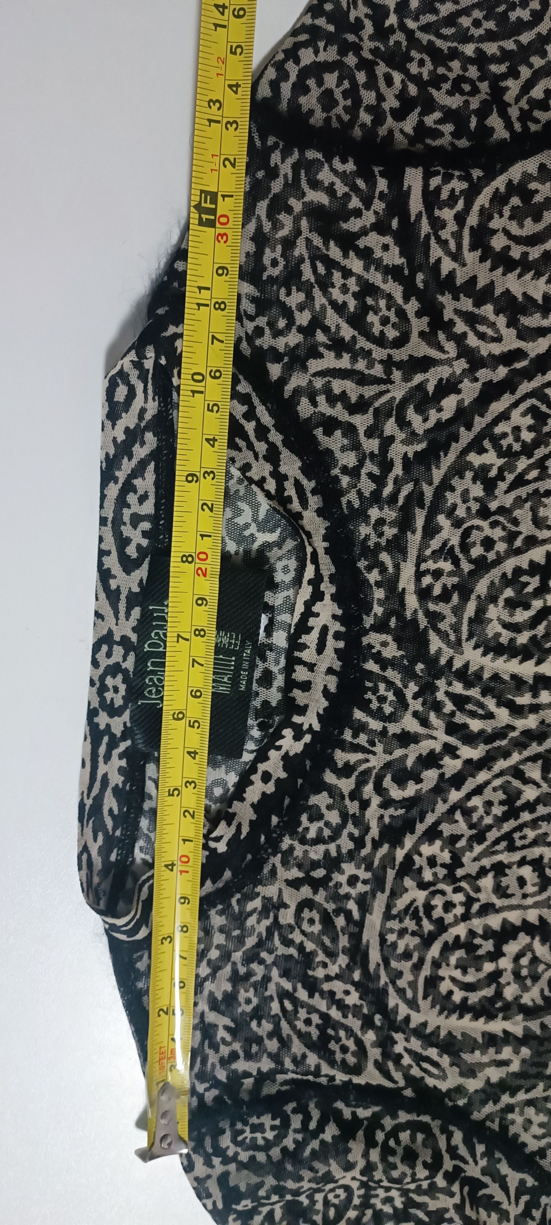 Jean Paul Gaultier 90's - Floral and paisley motifs mesh top Size M / US 6-8 / IT 42-44 - 22 Thumbnail