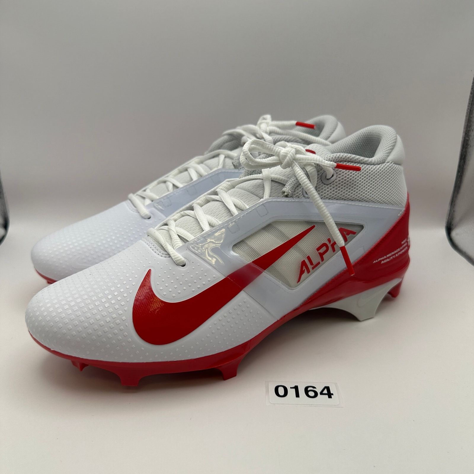 Nike NIKE Men's 10 Alpha Menace 4 PRO Red/White FD7037-102 Size US 10 / EU 43 - 2 Thumbnail