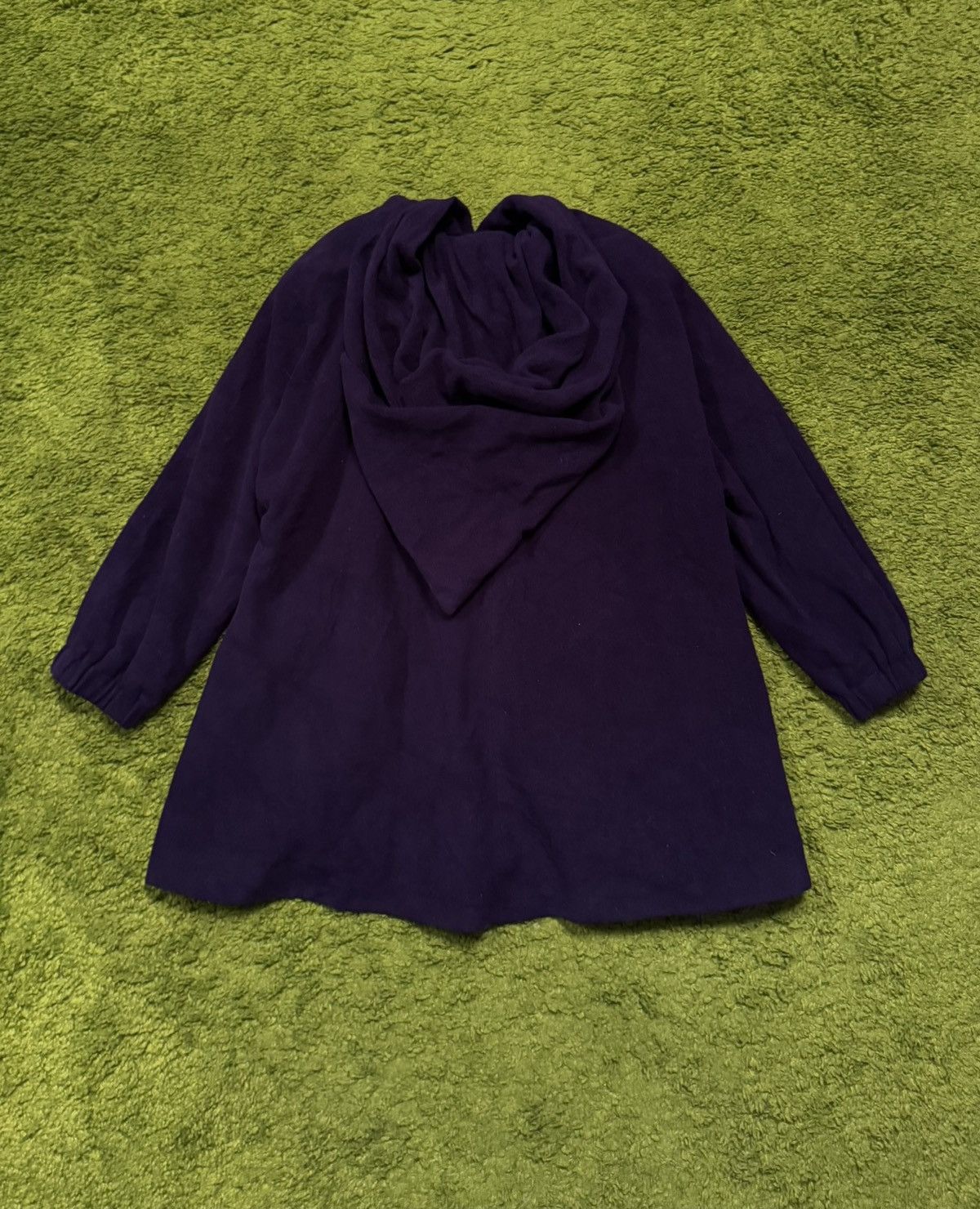Escada × Escada Sport × Vintage Escada 1990s vintage wool purple hooded coat Size XL / US 12-14 / IT 48-50 - 2 Thumbnail