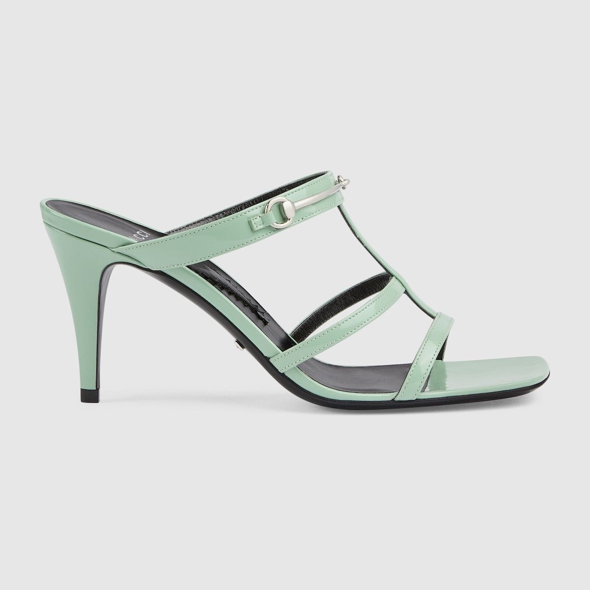 Gucci o1s1wg110125 Slim Horsebit Slide Sandals in Mint Green Size US 10.5 / IT 40.5 - 1 Thumbnail