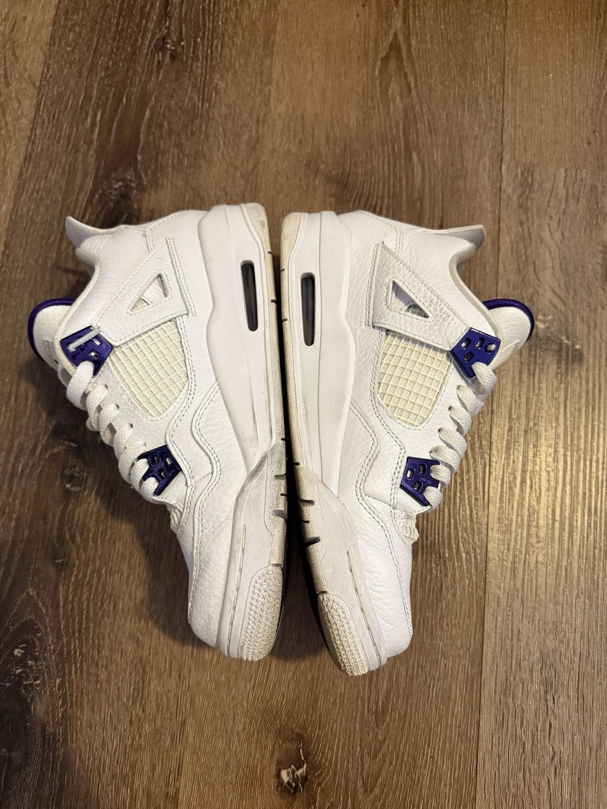 Jordan 4 GS purple metallic