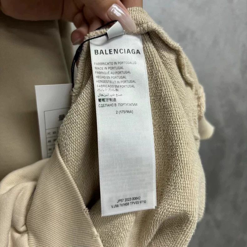 Balenciaga Balenciaga 23 latest beige printed logo hoodie-2506 Size US M / EU 48-50 / 2 - 7 Thumbnail