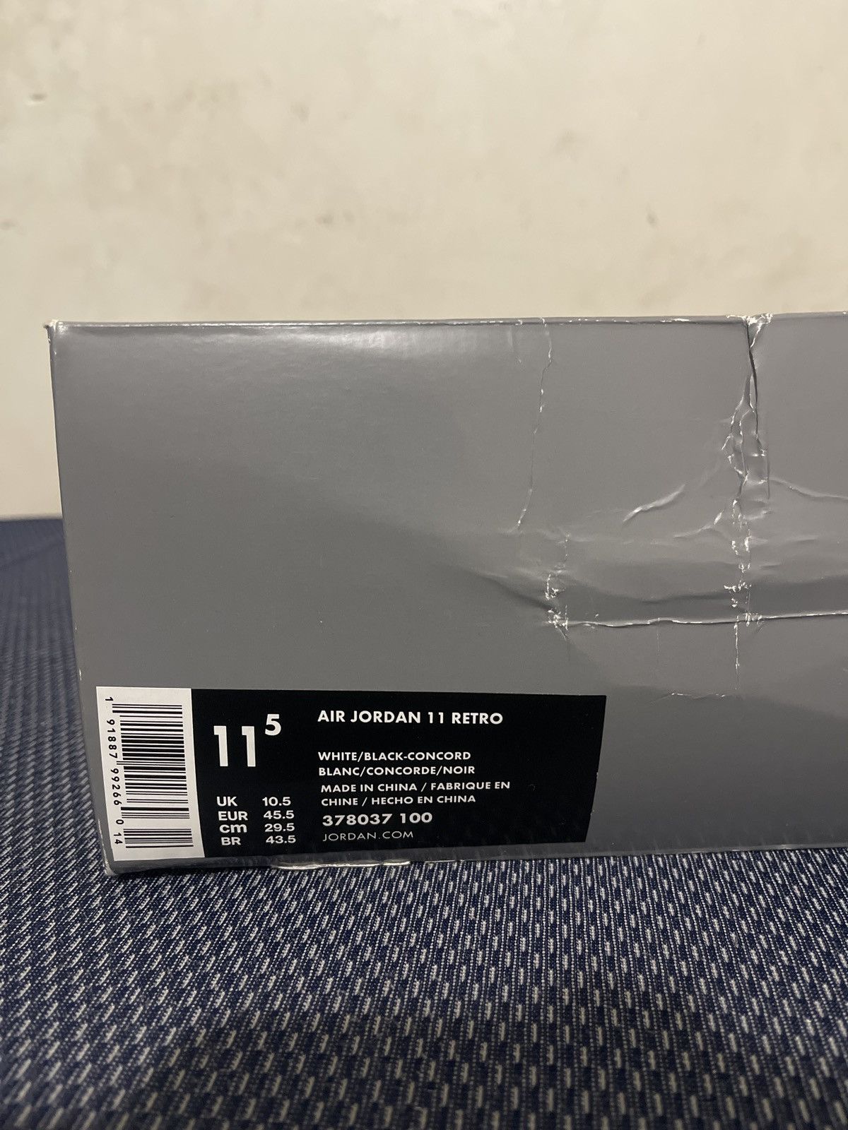 Jordan Brand Concord Jordan 11 2018 Size US 11.5 / EU 44-45 - 7 Thumbnail