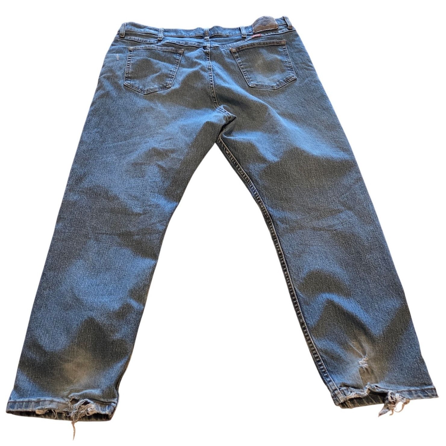 Wrangler Wrangler Men's Vintage stonewash Denim Blue Jeans-Size 40x30 Size US 40 / EU 56 - 4 Thumbnail