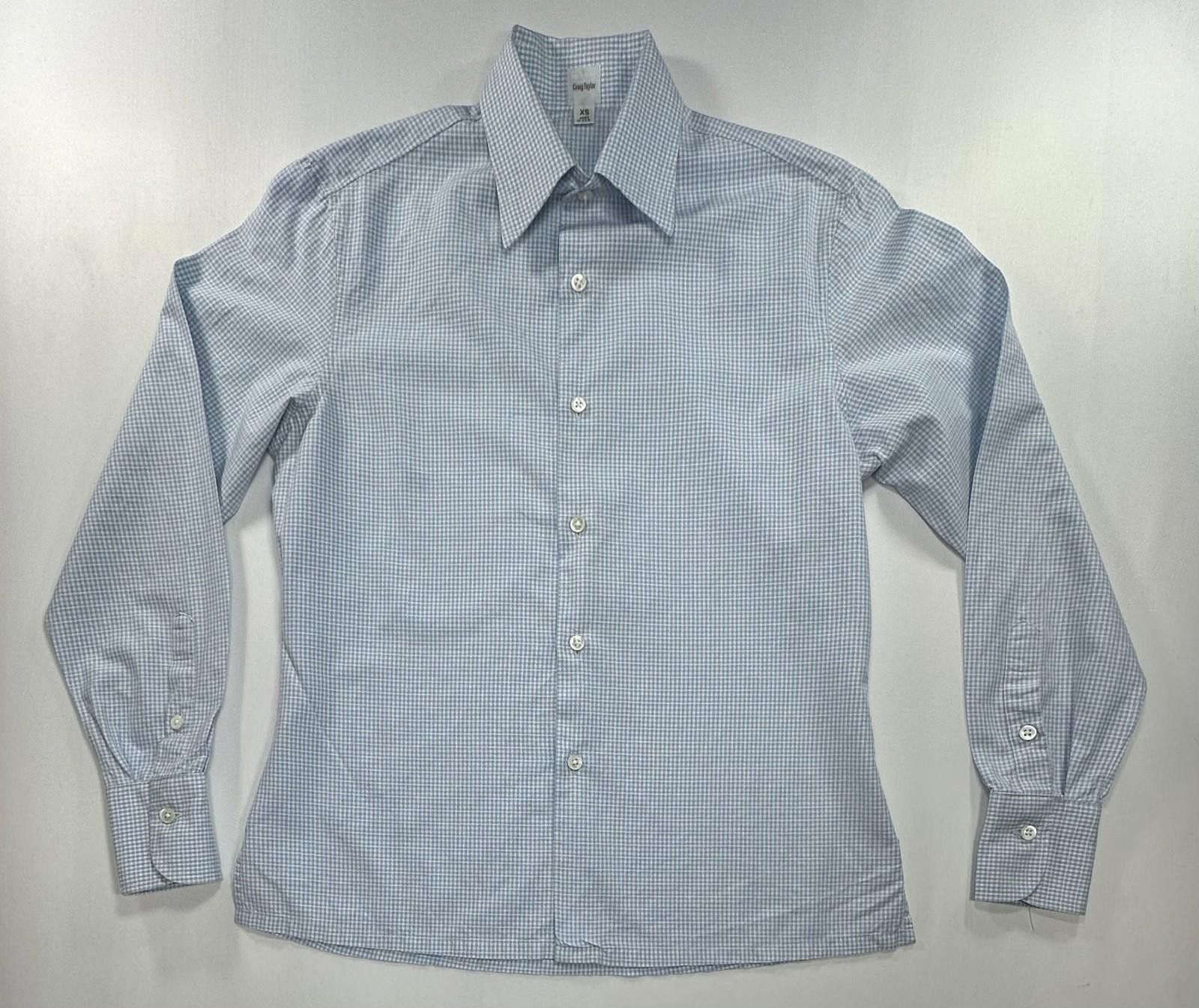 Other Craig Taylor 100% Cotton Button Up Shirt Blue Womens XS Size XS / US 0-2 / IT 36-38 - 1 Thumbnail