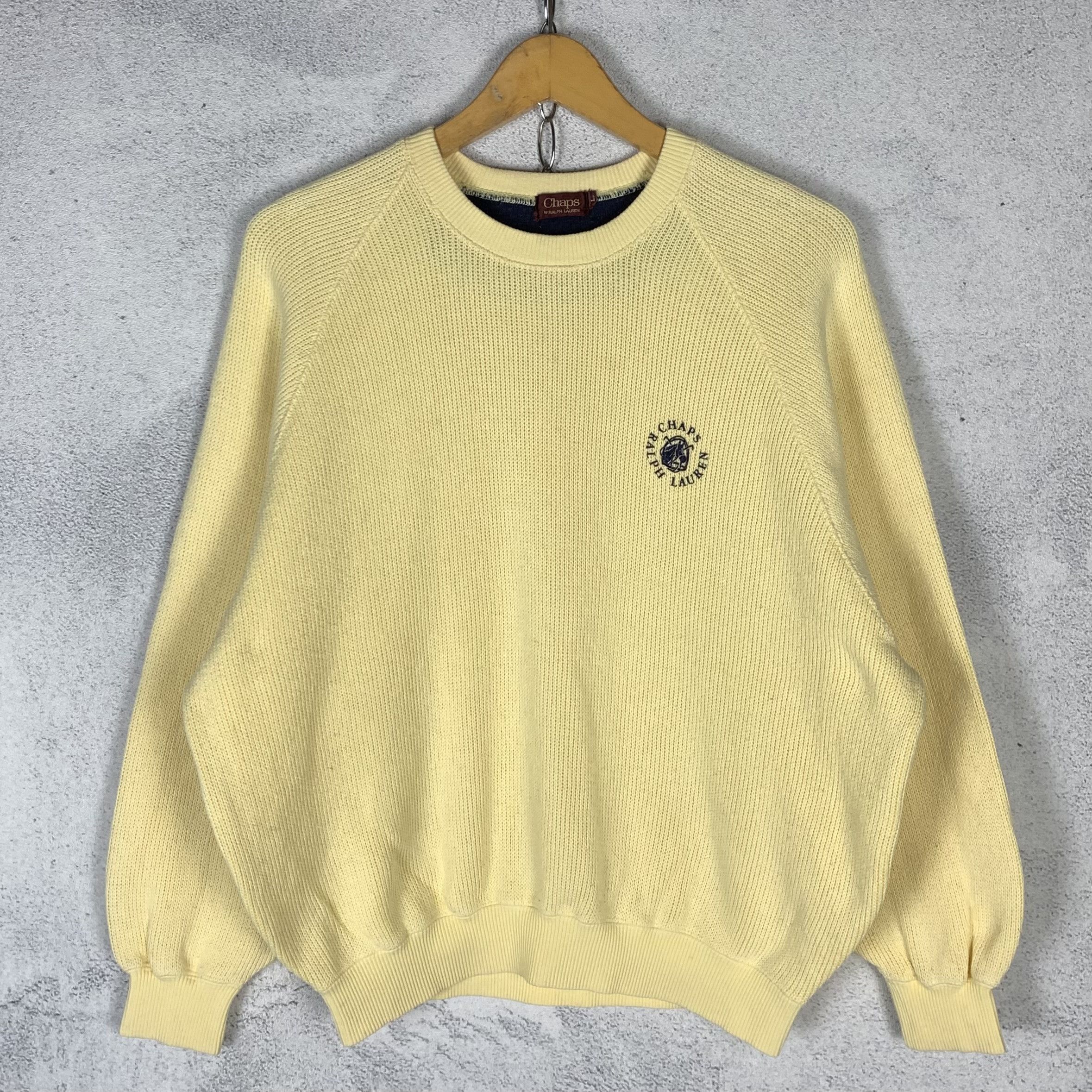 Chaps Ralph Lauren Vintage Chaps Ralph Lauren Knit Sweater Size US L / EU 52-54 / 3 - 1 Thumbnail