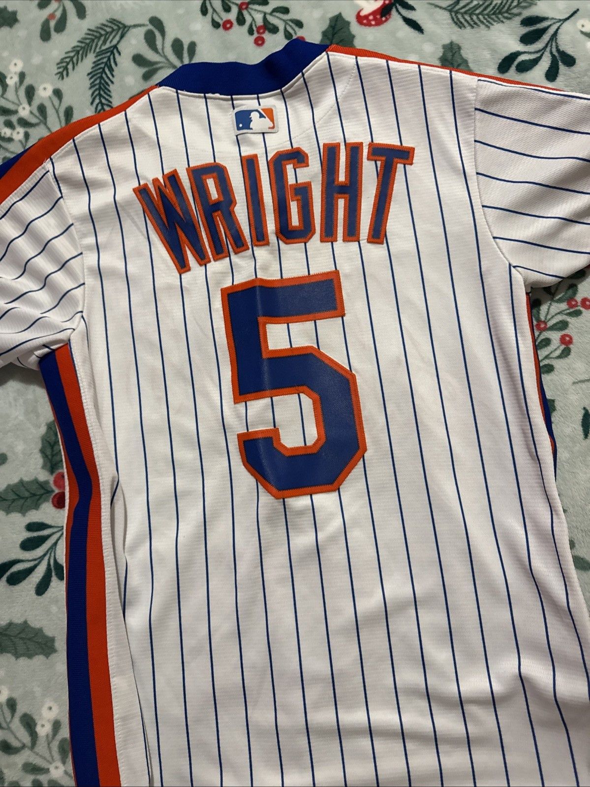Majestic New York Mets David Wright Pinstripe Baseball jersey - Size Size US S / EU 44-46 / 1 - 6 Thumbnail