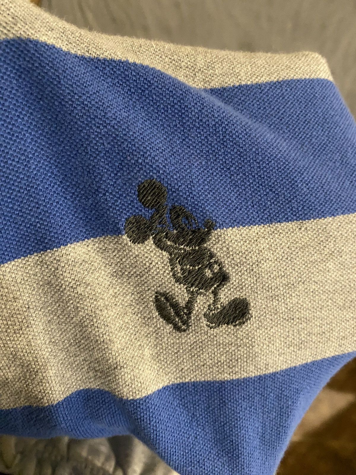 Disney Disney Mickey Mouse Blue And Grey Large Polo Size US L / EU 52-54 / 3 - 3 Thumbnail