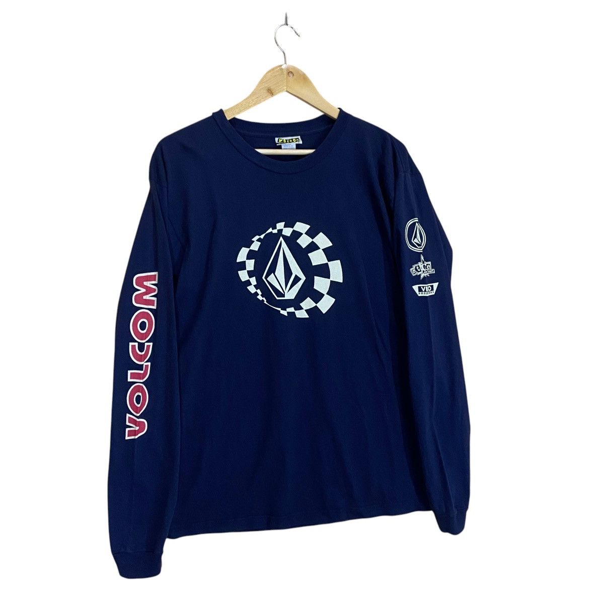 Vintage Vintage 90s Volcom Skate Made In Usa Longsleeve Tee Size US S / EU 44-46 / 1 - 2 Thumbnail