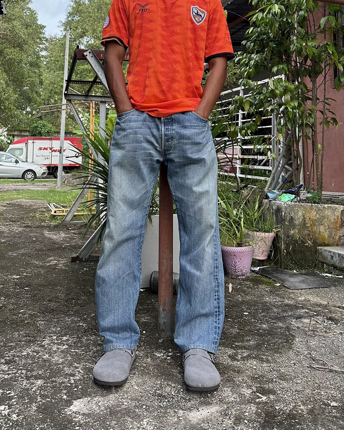 Levi's Vintage Clothing Levis 501 Baggy Blue Jeans Size US 36 / EU 52 - 4 Thumbnail