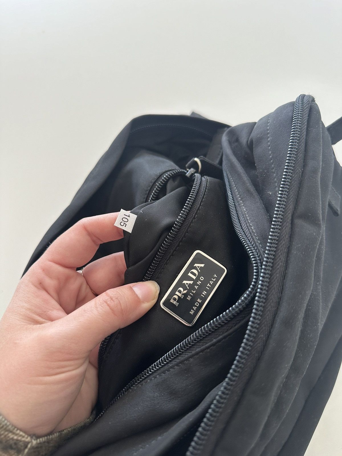 Prada Vintage Prada Sport Nylon Belt Fanny Pack Bag Black Size ONE SIZE - 5 Thumbnail