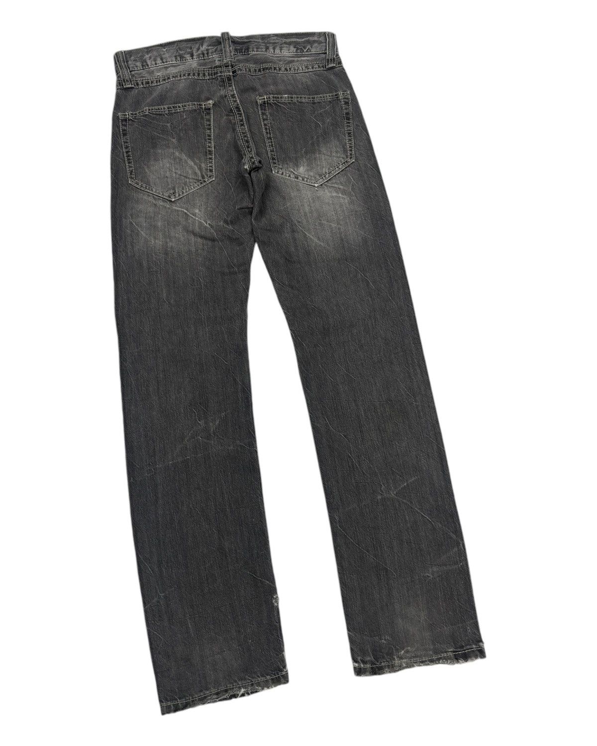 Japanese Brand 🔥AVAIL JEANS SLIM STRAIGHT DISTRESSED DENIM JEANS Size US 32 / EU 48 - 4 Thumbnail