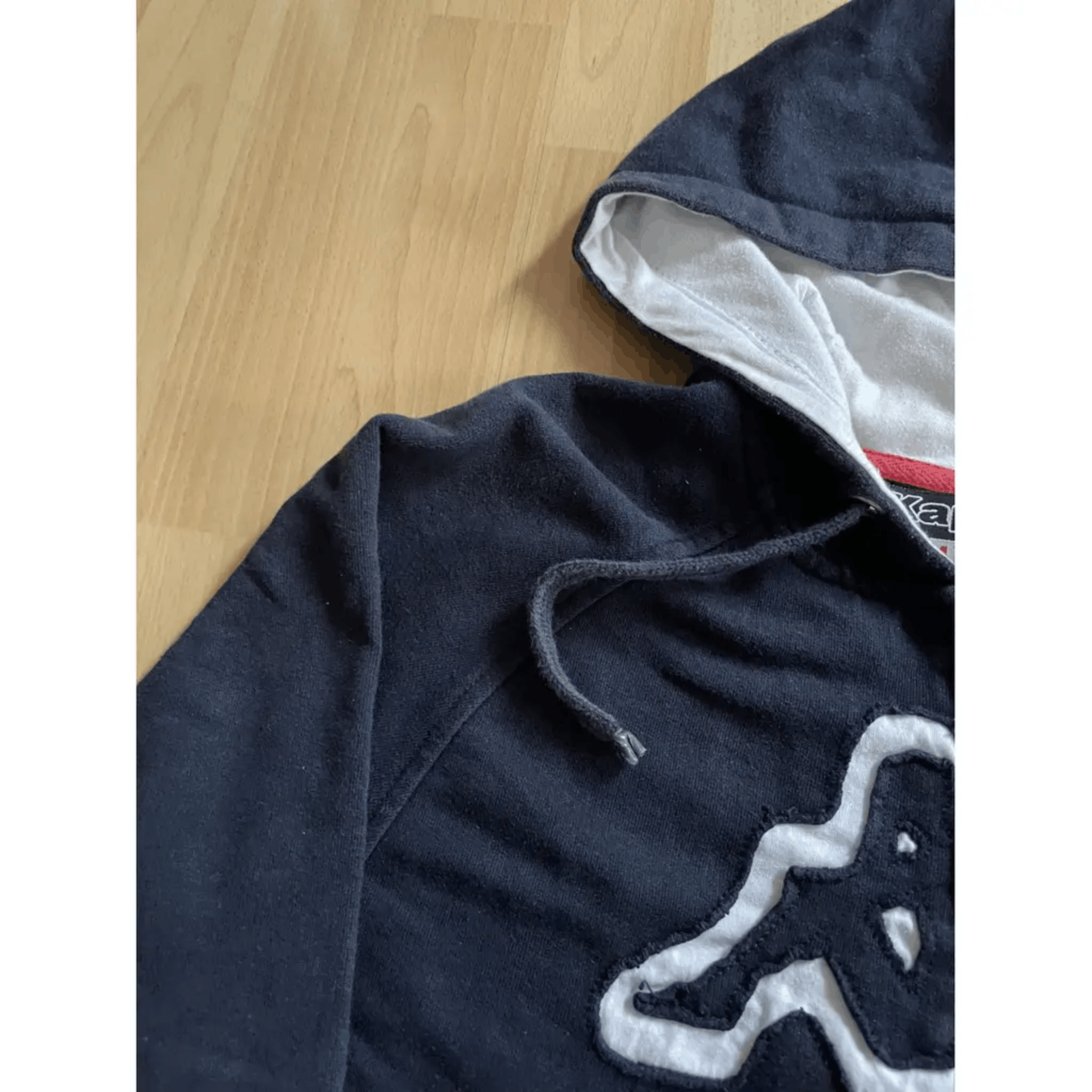 Kappa Kappa Navy Hoodie - Zip-Up - Small - Classic Logo - Used Size US S / EU 44-46 / 1 - 1 Thumbnail