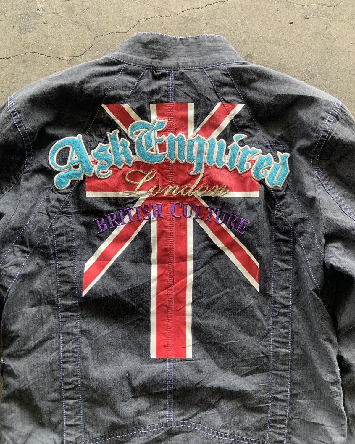 If Six Was Nine × Japanese Brand × Le Grande Bleu (L.G.B.) Ask Enquired Cafe Racer Canvas Jacket Size US S / EU 44-46 / 1 - 9 Thumbnail