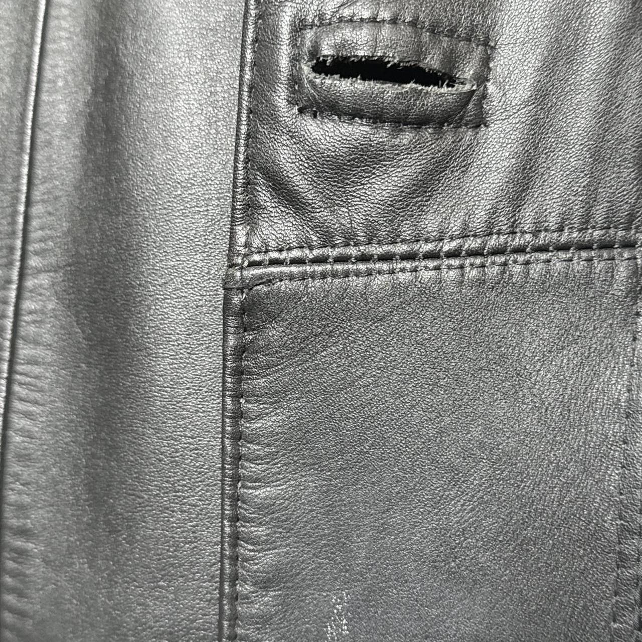 Vintage Super long matrix leather coat Size M / US 6-8 / IT 42-44 - 8 Thumbnail