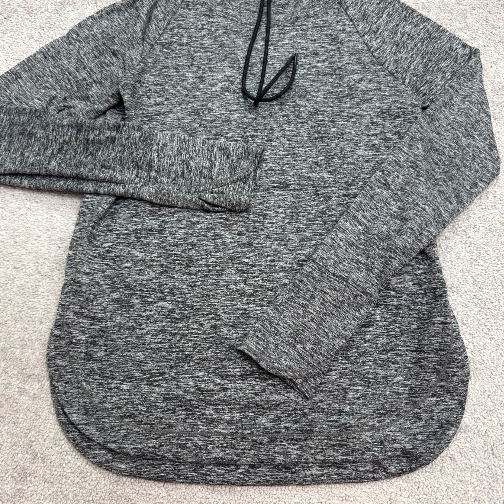 Athleta Athleta Hoodie Pullover Shirt Womens Small Heathered Gray Thumbholes Activewear Casual Sports Athleisure Women Small Gray Size S / US 4 / IT 40 - 6 Thumbnail