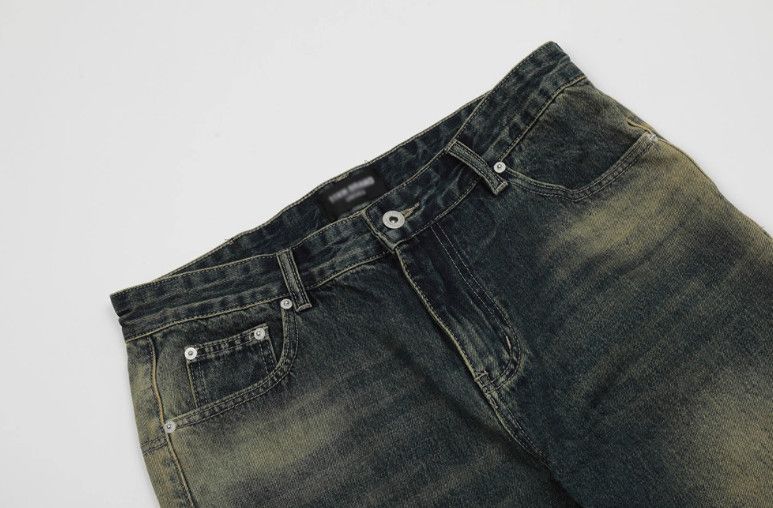 Vintage Men's American loose casual washed flared jeans Size US 32 / EU 48 - 3 Thumbnail