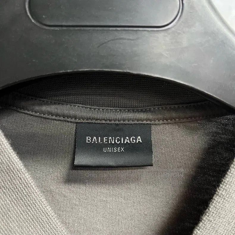 Balenciaga Balenciaga Gray Logo Embroidered Short Sleeve T-shirt. Size US S / EU 44-46 / 1 - 4 Thumbnail