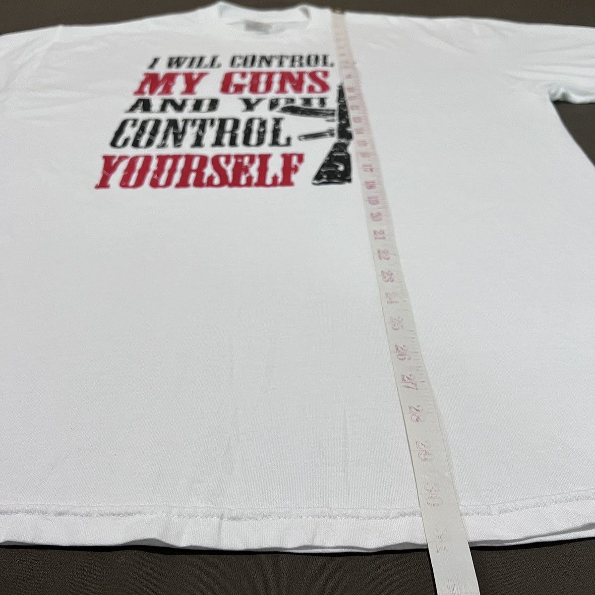 Vintage Vintage Y2K AK-47 gun Tee XL graphic streetwear military Size US XL / EU 56 / 4 - 6 Thumbnail