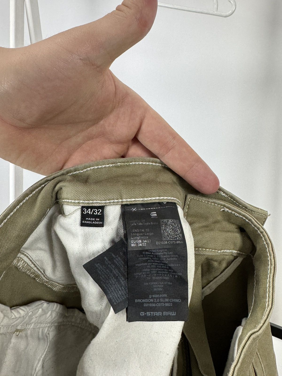 G-Star Rare G-Star Raw 34X32 Chinos Size US 34 / EU 50 - 11 Thumbnail
