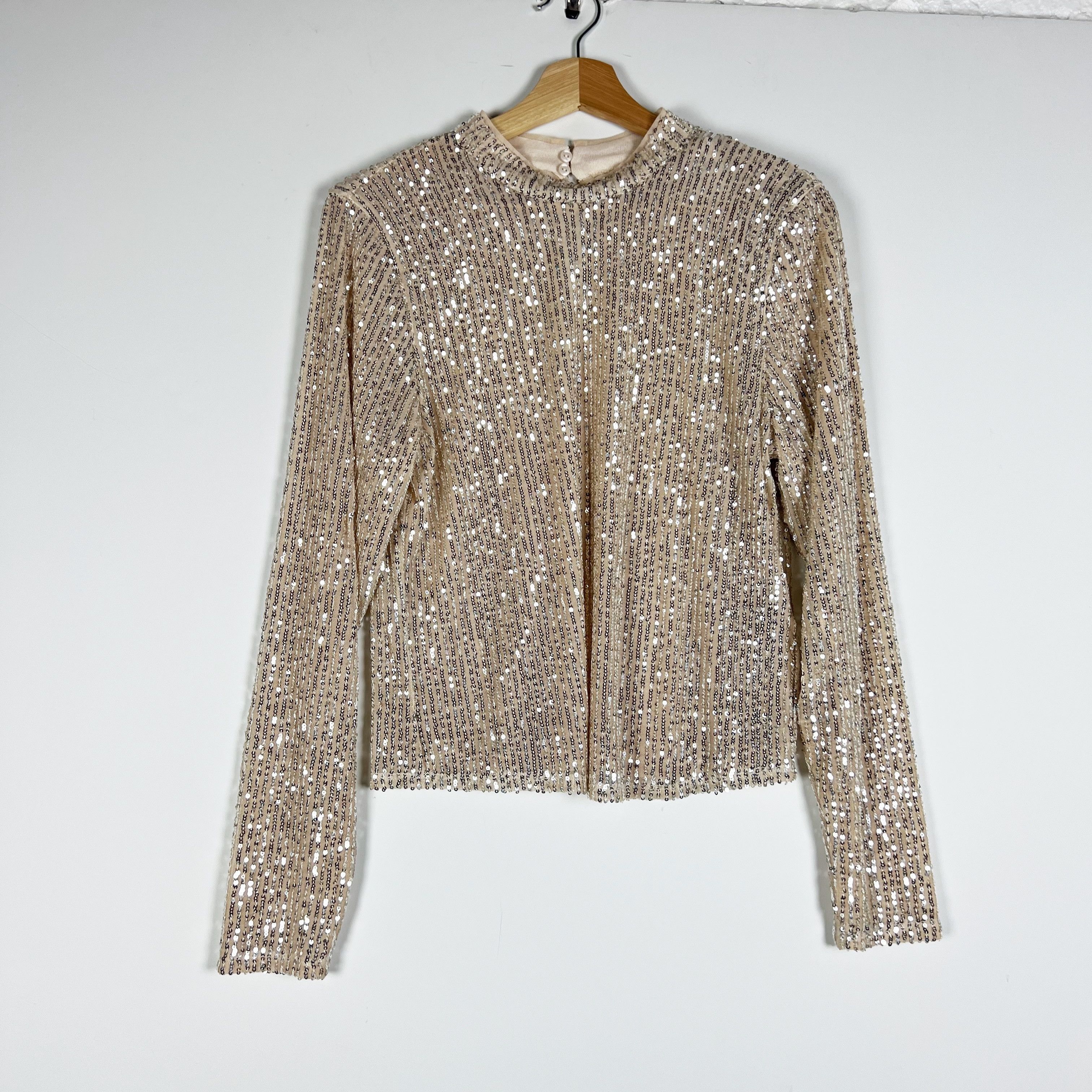 Abercrombie & Fitch NEW Abercrombie & Fitch Gold Sequin Size XL / US 12-14 / IT 48-50 - 1 Thumbnail