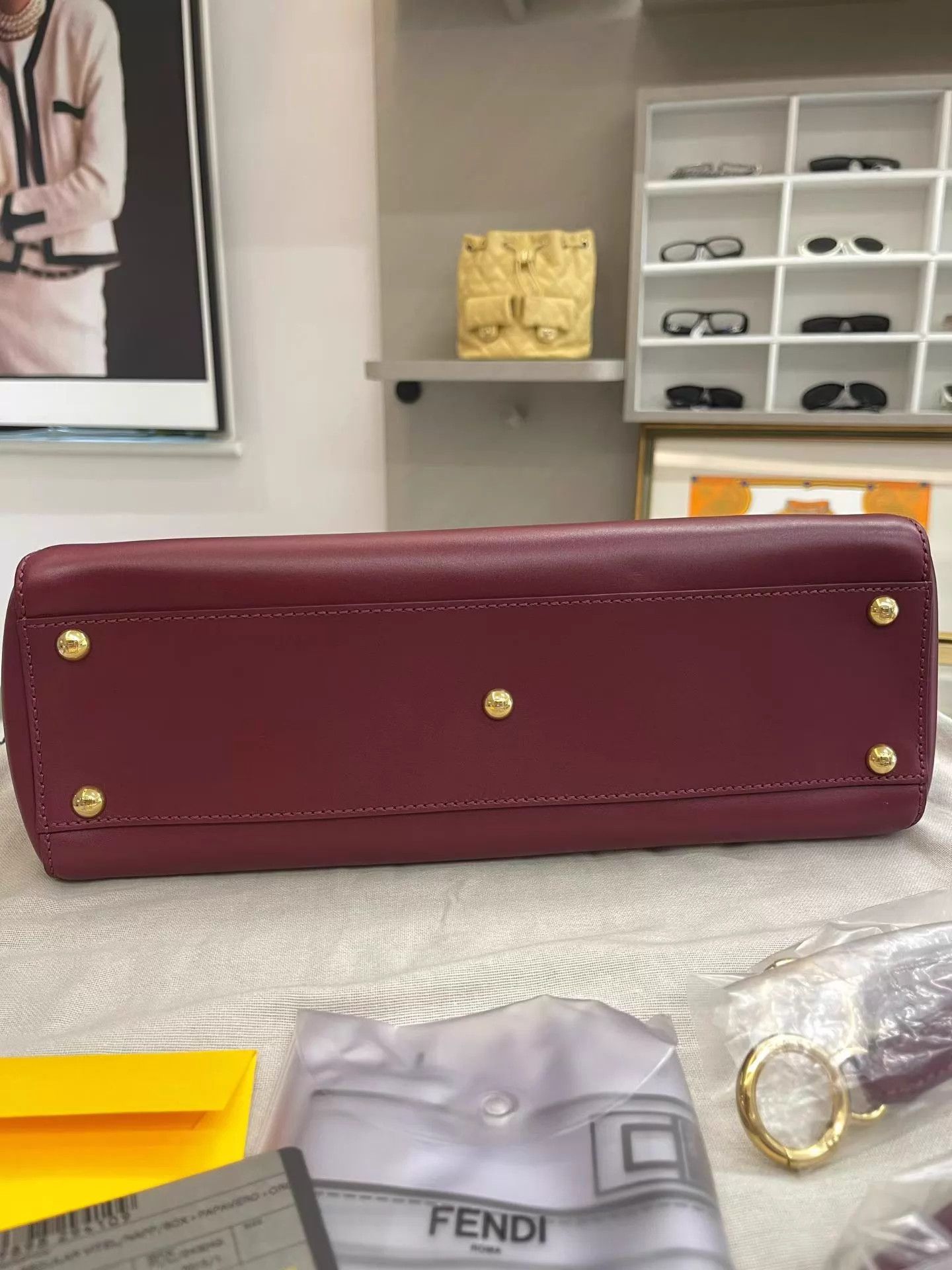 Fendi Fendi Peekaboo VGC w/Dust Bag + RCvr 34x12x25 M876 Size ONE SIZE - 5 Thumbnail