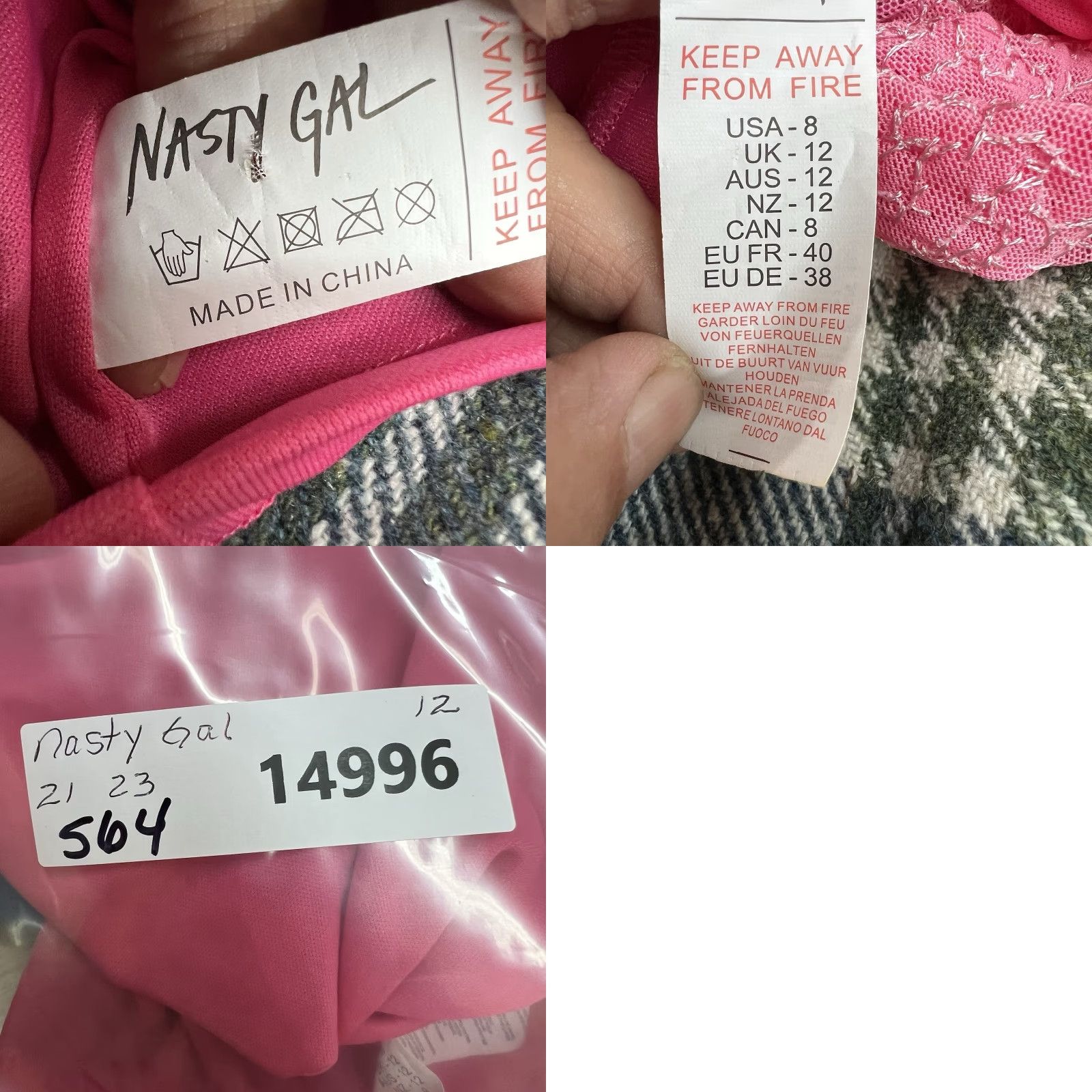 Nasty Gal Nasty Gal Sequin Sleeveless Top Womens Size 8 Pink Shirt 8 Womens Pink Sequin Sleeveless Cropped City Classic Casual Summer Spring Womens Size M / US 6-8 / IT 42-44 - 8 Thumbnail