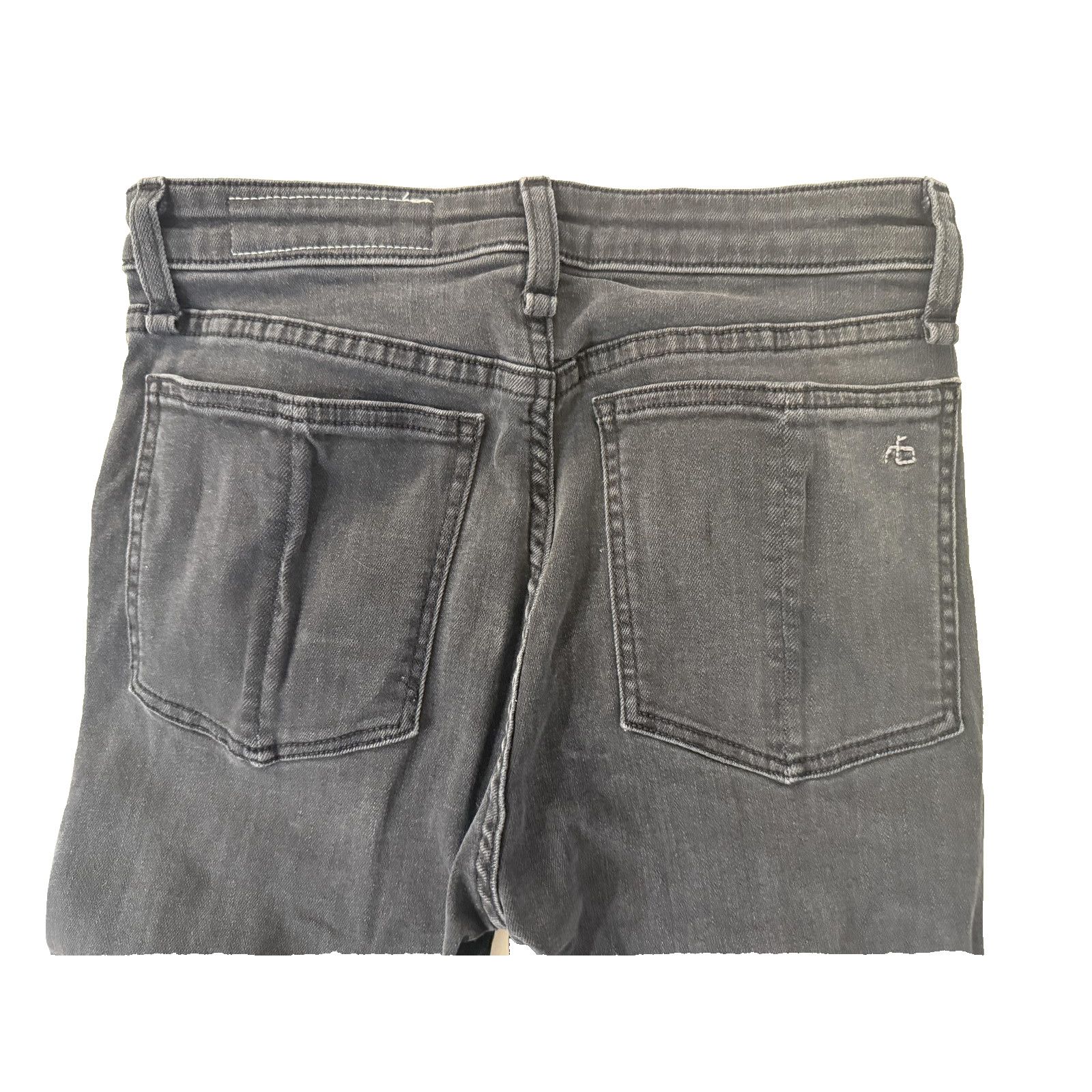 Rag & Bone Rag & Bone Jeans Womens 24 High Rise Skinny Zip Frayed Ankle Size 24" / US 00 / IT 34 - 8 Thumbnail