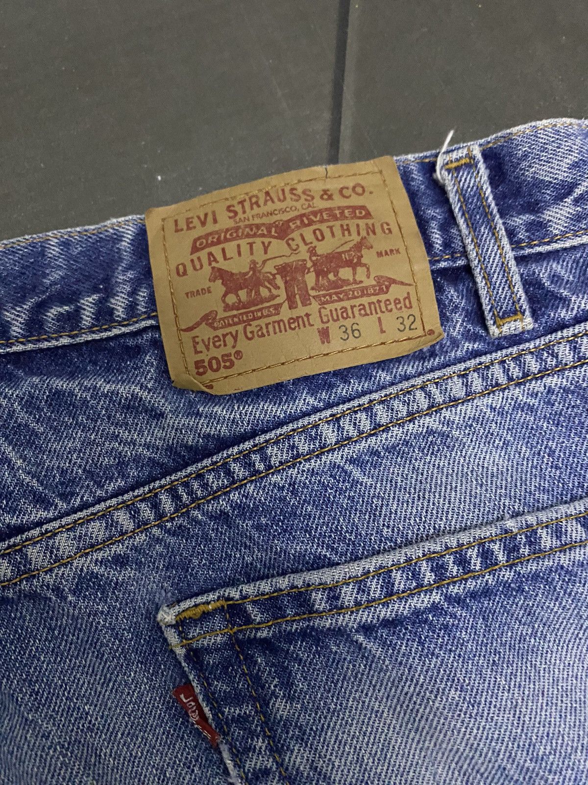 Levi's Vintage Clothing Levi’s 505 vintage distressed Size US 36 / EU 52 - 6 Thumbnail