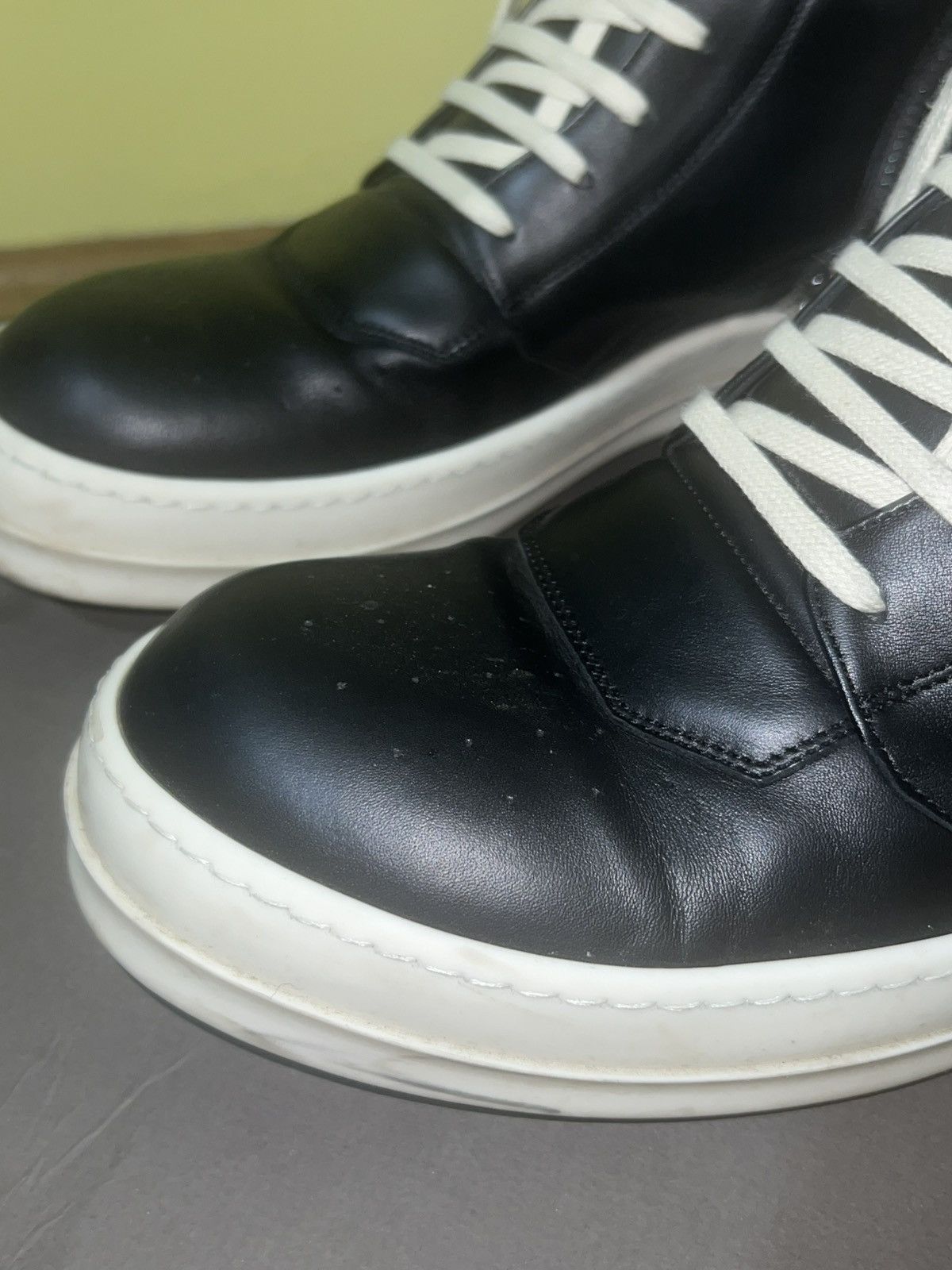 Rick Owens Rick Owens 2022 Black Calfskin Cargobaskets size 45 Size US 12 / EU 45 - 9 Thumbnail