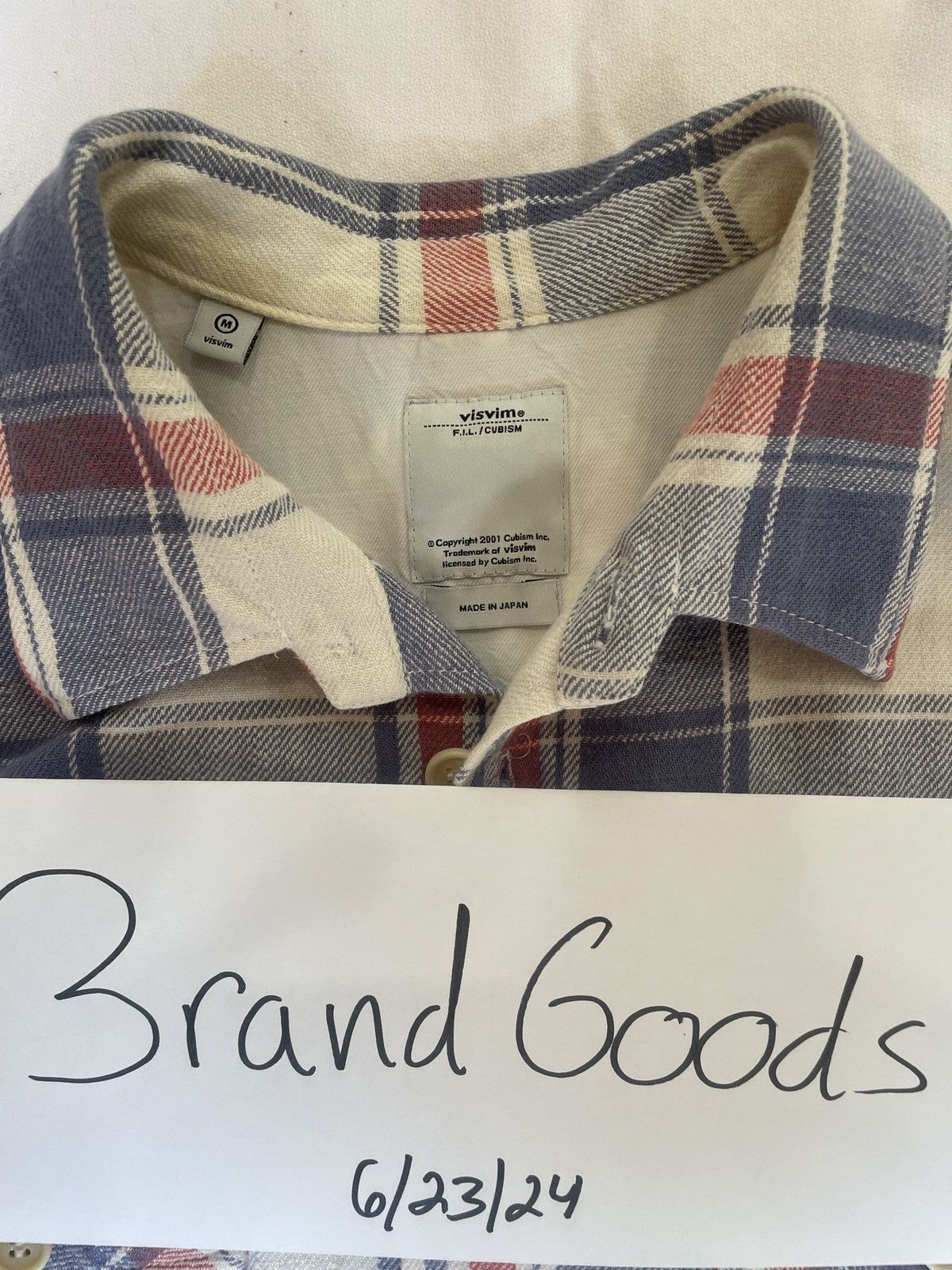 Visvim Visvim Plaid Print Short Sleeve Western Shirt Size US M / EU 48-50 / 2 - 3 Thumbnail