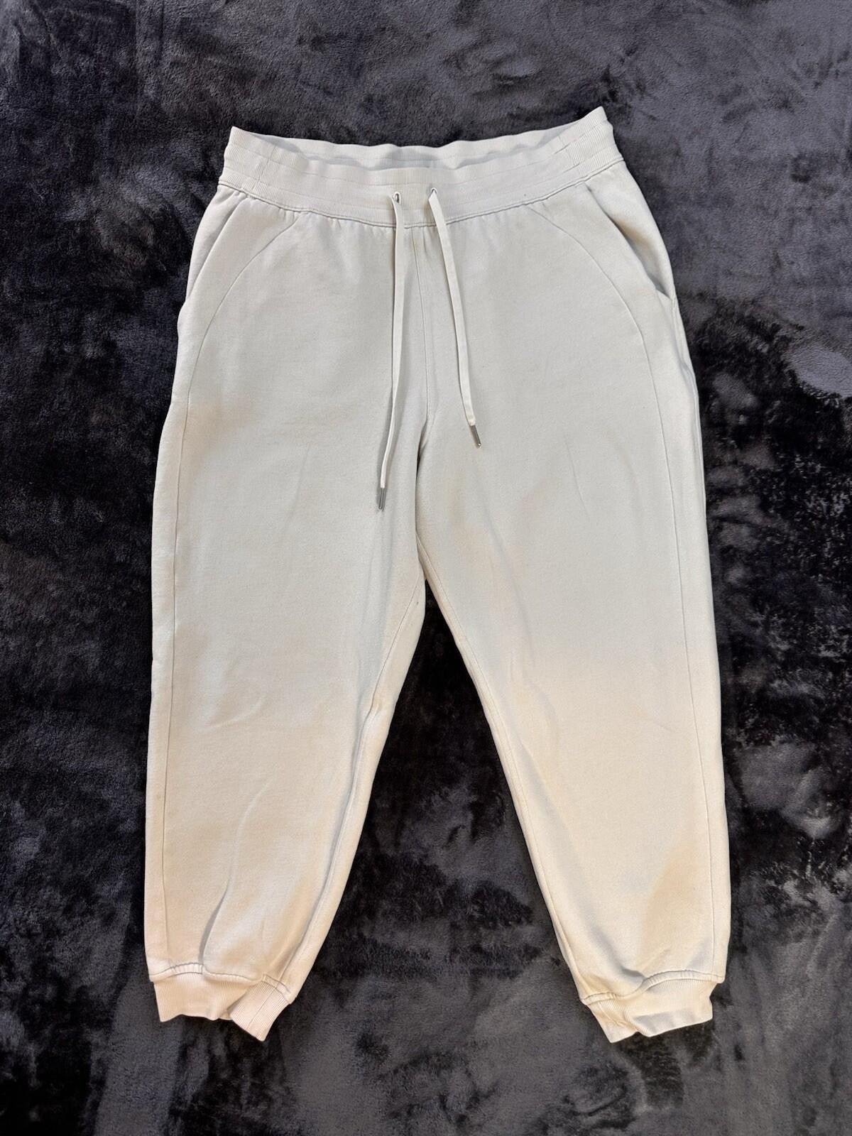 Lululemon Lululemon Scuba High-Rise Women’s Sz 12 Ivory Joggers Size 34" / US 12 / IT 48 - 1 Thumbnail