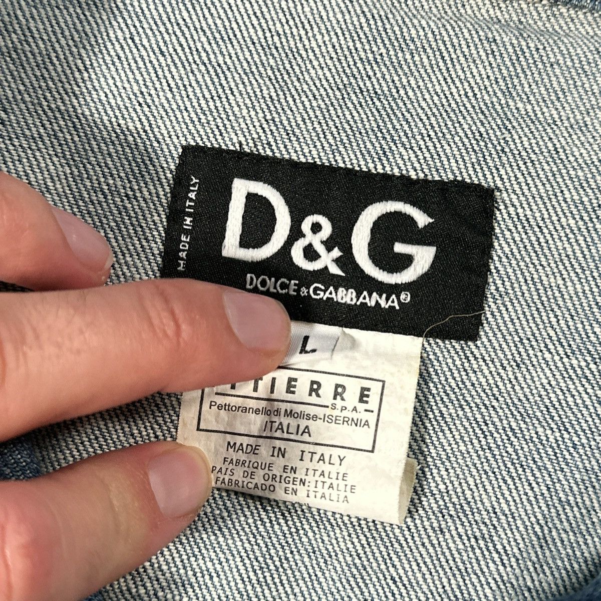 Dolce & Gabbana D&G AW2004 Reconstructed Denim Jacket Size US M / EU 48-50 / 2 - 6 Thumbnail