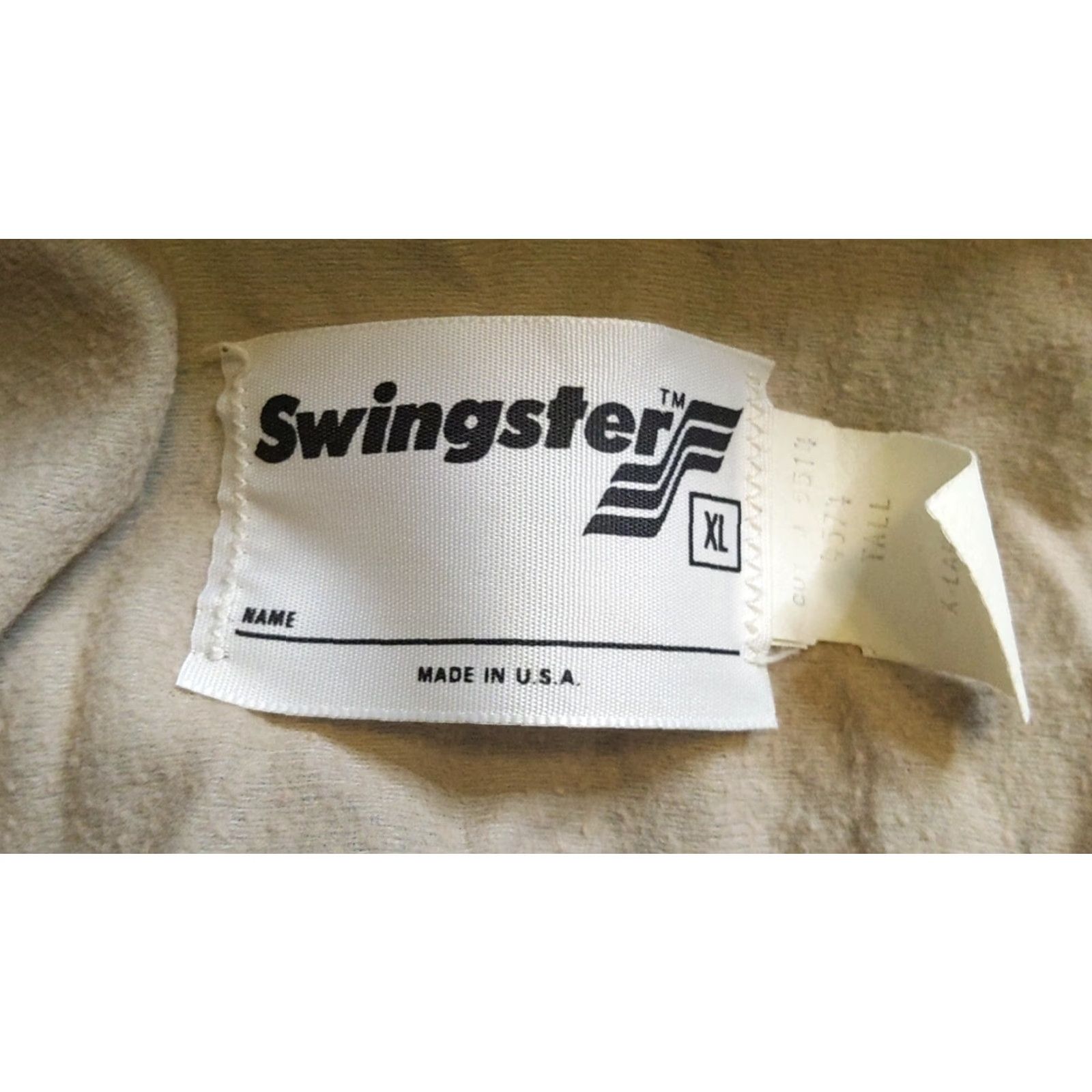 Vintage VINTAGE Swingster Jacket XL Green Tan Lightweight Zip USA Swingster Green Tan Lightweight Jacket XL USA Size US XL / EU 56 / 4 - 5 Thumbnail