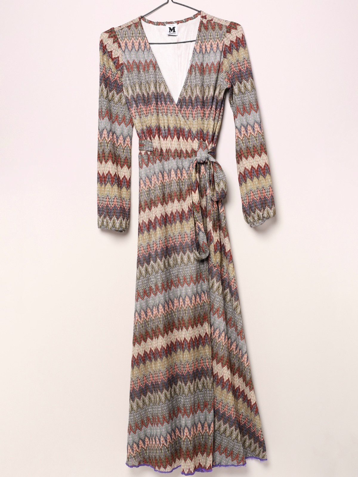Missoni Missoni Geometric Cotton Viscose Linen Dress Long Printed Size XS / US 0-2 / IT 36-38 - 1 Thumbnail