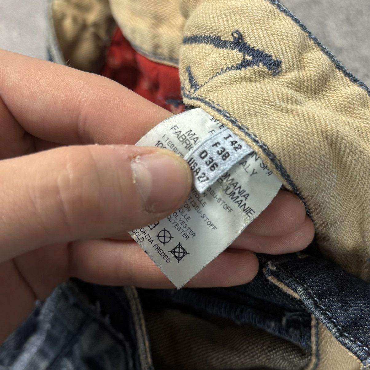 Marithe + Francois Girbaud Vintage Marithe Francois Girbaud Y2K Star Striped Jeans Size 28" / US 6 / IT 42 - 14 Thumbnail