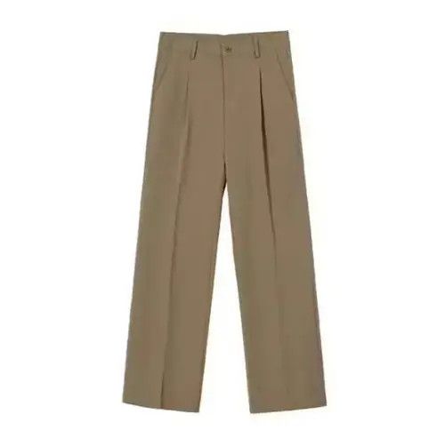 Japanese Brand × Vintage Beige Baggy Straight Leg Pants Size US 28 / EU 44 - 2 Thumbnail